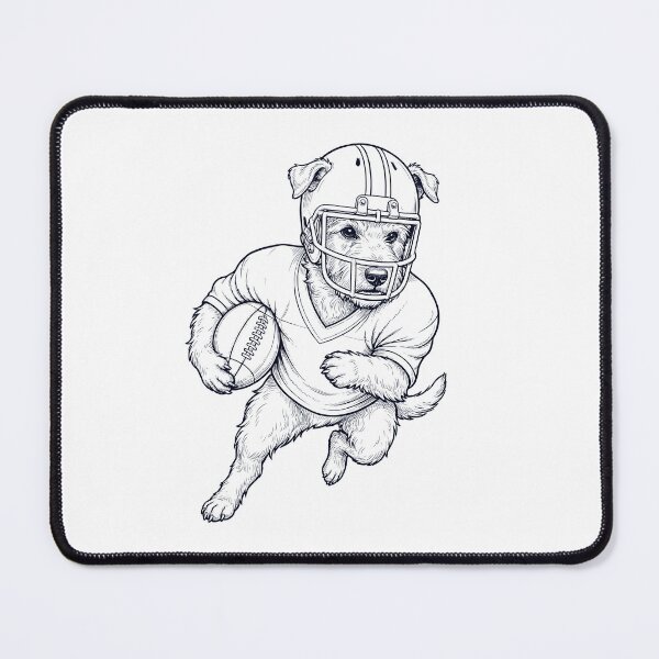 Item preview, Vintage West Highland White Terrier Playing American Football Player Dog Lover designed and sold by TerryConnells.