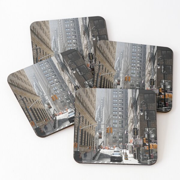Item preview, Lower Manhattan Street Canyon in New York designed and sold by MancBusyBee.
