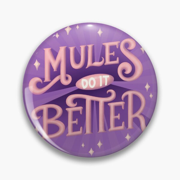 Item preview, Mules Do It Better designed and sold by Eva Hussain Studio.