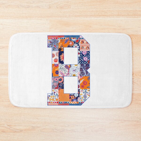 Item preview, Artistic Floral Patchwork Letter B Varsity Style Decorative Design designed and sold by DesignArtist.ia.