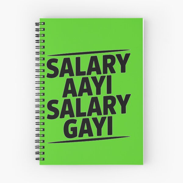 Item preview, Salary Aayi Salary Gayi T-Shirt | Funny Indian Quote Tee | Desi Meme Shirt | Relatable Humor Clothing | Gift for Friends designed and sold by RichyFact99.