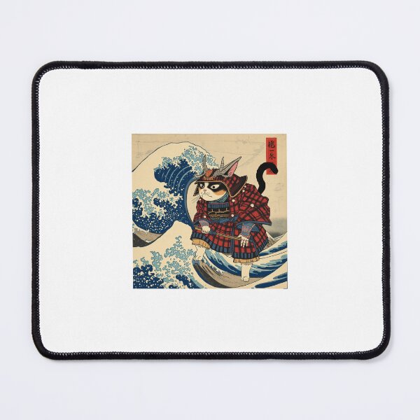 Item preview, Ukiyo-e Samurai Cat Japanese Art designed and sold by Japanese World.