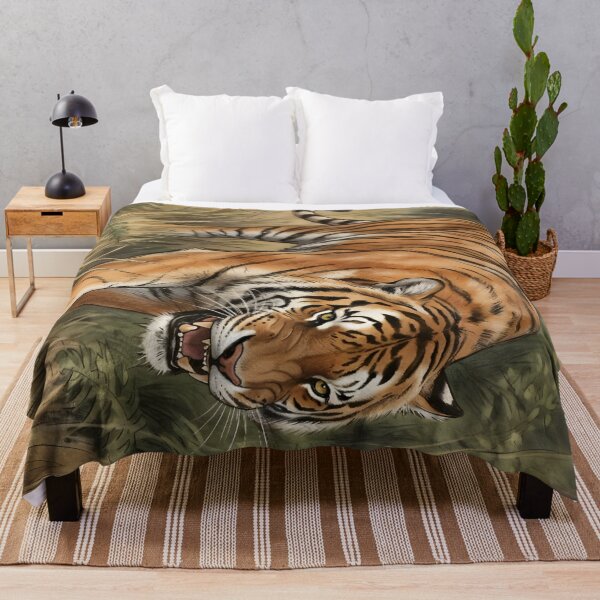 Item preview, Tiger in Jungle - Bengal Tiger Wildlife designed and sold by RubisLeaf.
