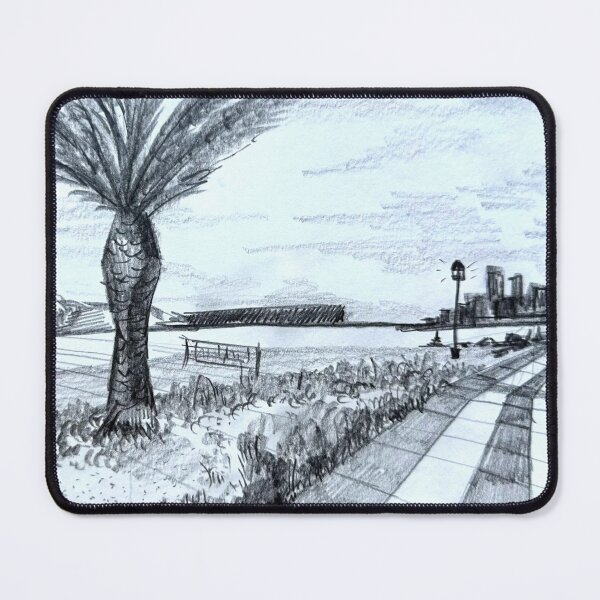 Item preview, San Ciprián Promenade | Graphite designed and sold by miguelfra.artwork.