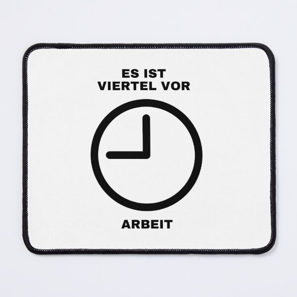 Item preview, It's a quarter to work shirt – Funny German saying – Office humor T-shirt – Fun work quote designed and sold by vinkirc.