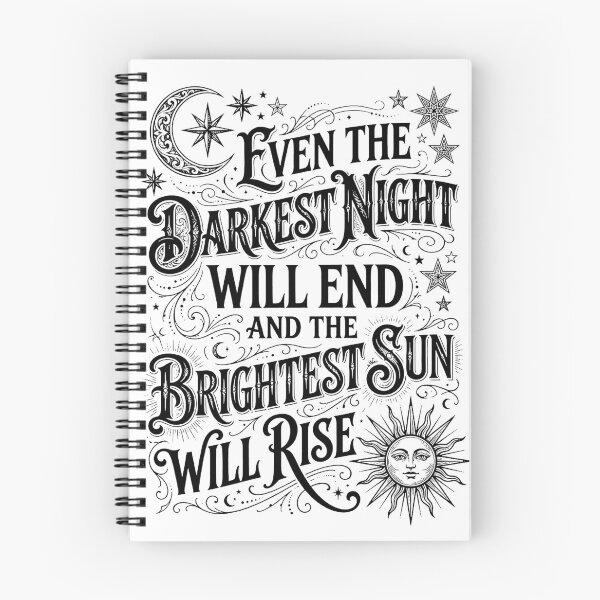 Item preview, The Darkest Night Will End designed and sold by mazyoy.