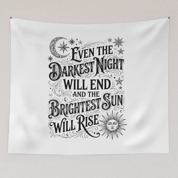 Item preview, The Darkest Night Will End designed and sold by mazyoy.