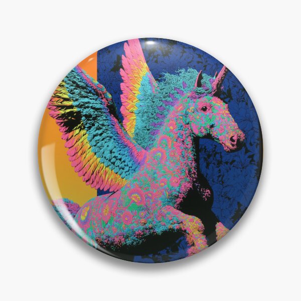 Item preview, Ethereal Unicorn | Floral Winged Horse | Fantasy | Retro| Modern designed and sold by BlissxPals.