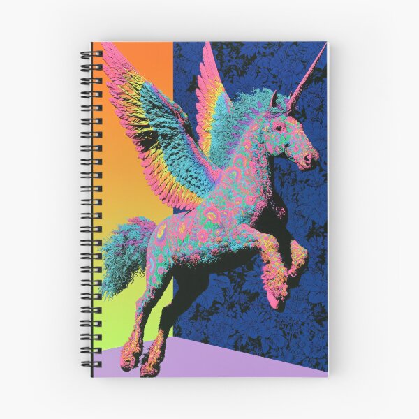 Item preview, Ethereal Unicorn | Floral Winged Horse | Fantasy | Retro| Modern designed and sold by BlissxPals.