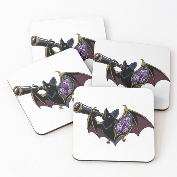 Artikelvorschau, Geschenk zum Fledermaus-Obsidian-Teleskop entworfen und verkauft von IllumeInk.