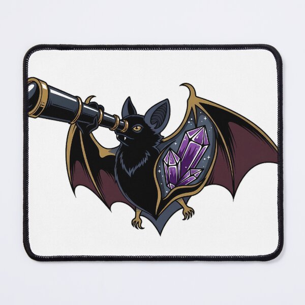 Item preview, Bat Obsidian Telescope Gift designed and sold by IllumeInk.