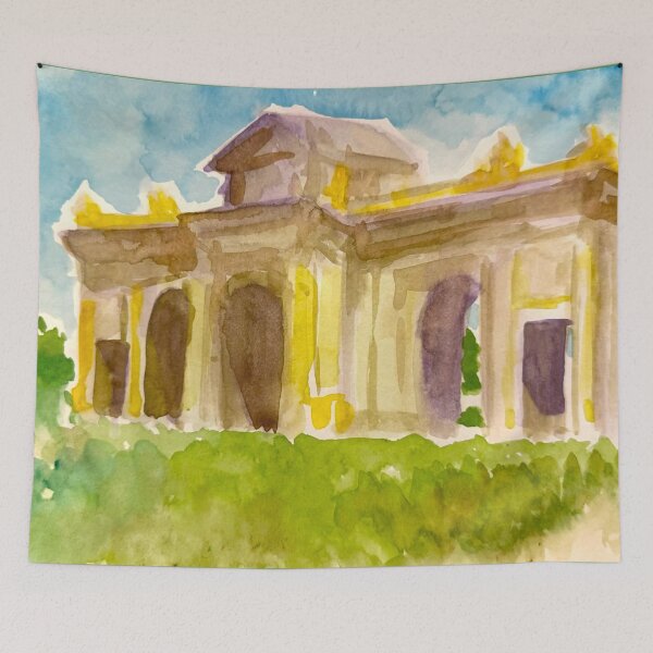 Item preview, Puerta de Alcalá, Madrid | Watercolor designed and sold by miguelfra.artwork.