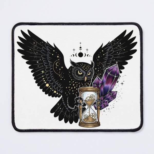 Item preview, Owl Celestial Hourglass Gift designed and sold by IllumeInk.