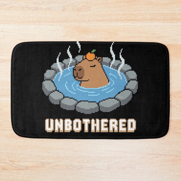 Item preview, Unbothered Capybara Hot Spring  designed and sold by artistastshirt.