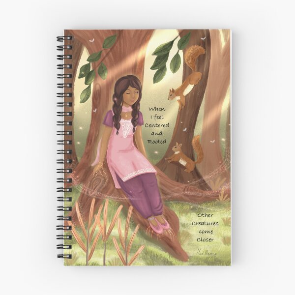 Item preview, Rooted Presence – Woman in Harmony with Nature and Animals designed and sold by Medilludesign.