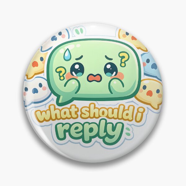 Item preview, "What Should I Reply" | Social Anxiety & Texting Overthinking Cartoon designed and sold by Naviora.