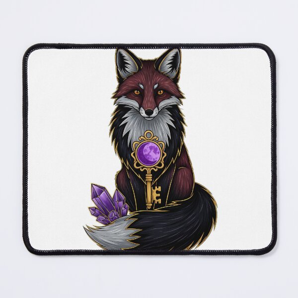 Item preview, Fox Violet Moon Key Gift designed and sold by IllumeInk.