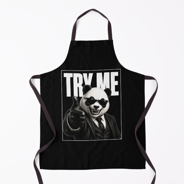 Item preview, Try Me Panda Shirt – Cool Panda Meme Streetwear designed and sold by PandaModeLab.