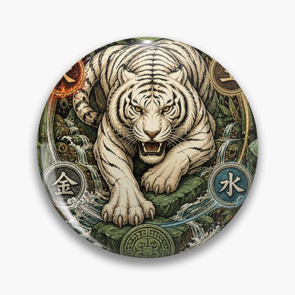 Item preview, Wood Element Tiger designed and sold by Terraprompt.