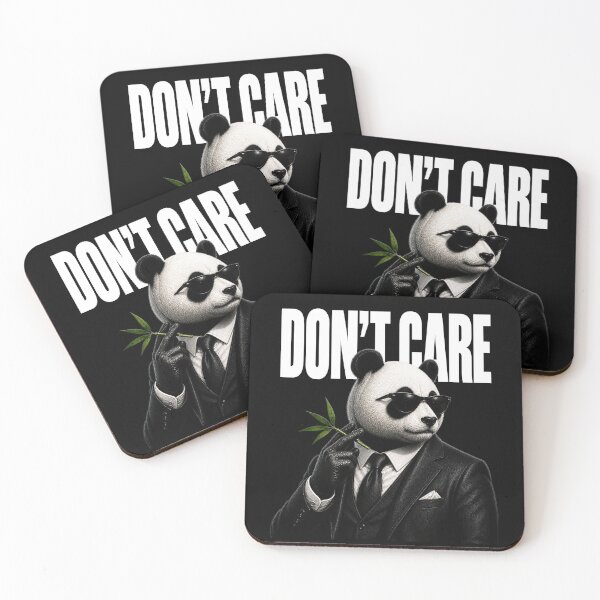 Item preview, Don’t Care Panda Shirt – Funny Cool Panda Meme designed and sold by PandaModeLab.
