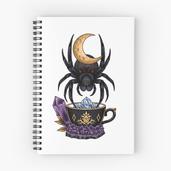 Item preview, Spider Crystal Moon Teacup Gift designed and sold by IllumeInk.