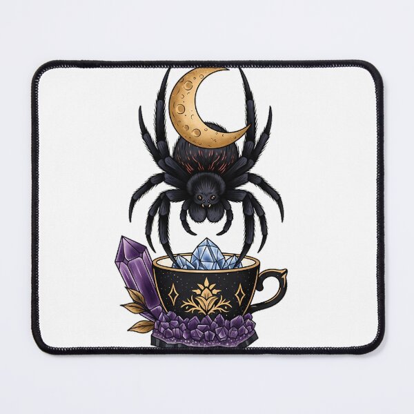 Item preview, Spider Crystal Moon Teacup Gift designed and sold by IllumeInk.