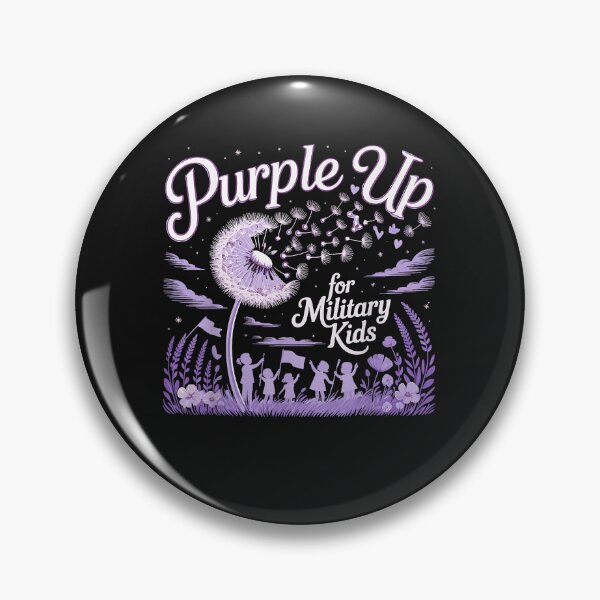 Item preview, Purple Up For Military Kids Dandelion Military Child Month T designed and sold by troimuagio2022.