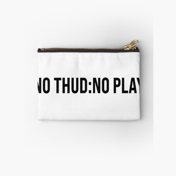 Item preview, Will Muschamp NT:NP No thud = No play white designed and sold by NinigFox.
