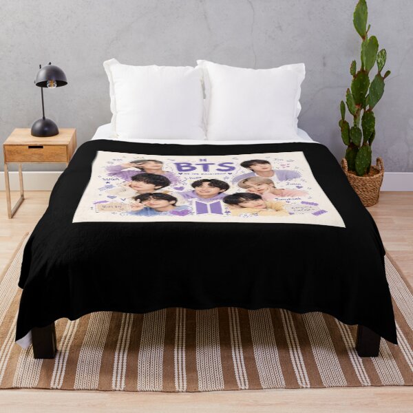 Item preview, BTS “We Purple You” Cute Doodle Collage designed and sold by RizziesDesign.