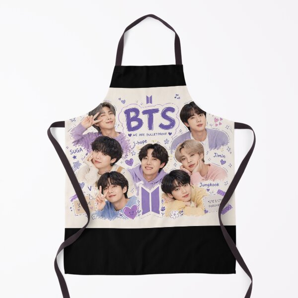 Item preview, BTS “We Purple You” Cute Doodle Collage designed and sold by RizziesDesign.