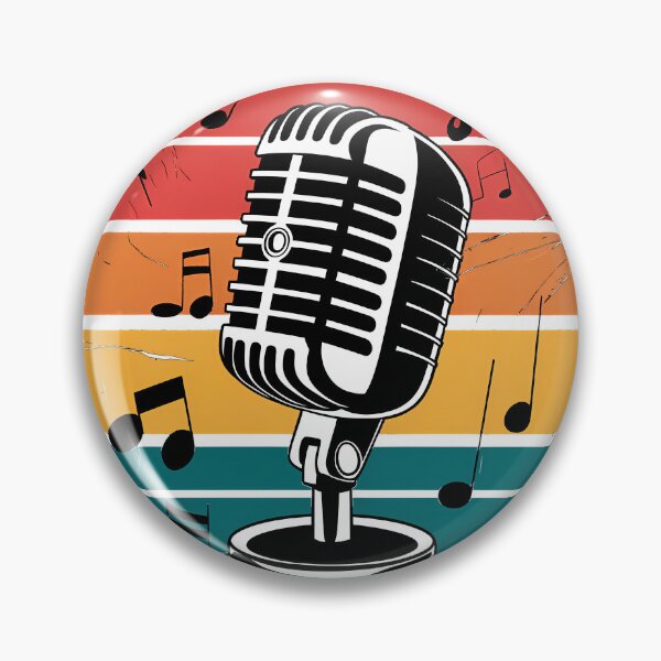 Item preview, Vintage Microphone Retro Design - World Music Day designed and sold by Art-Arcade6.