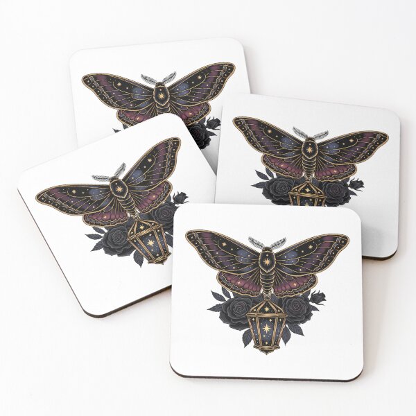 Item preview, Velvet Ribbon Moth Starry Lantern Gift designed and sold by IllumeInk.