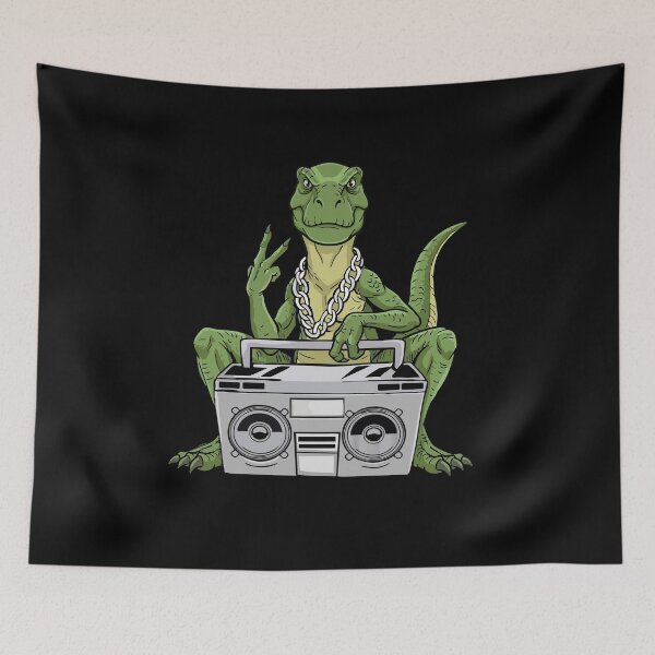 Item preview, Dinosaur Lover Hip Hop Kids Music Boys T Rex designed and sold by DSWShirts.