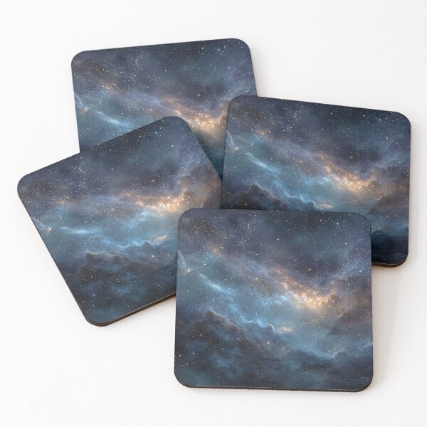 Item preview, Deep Space Galaxy Nebula Starfield Blue Cosmic Sky Aesthetic designed and sold by Faithlines.
