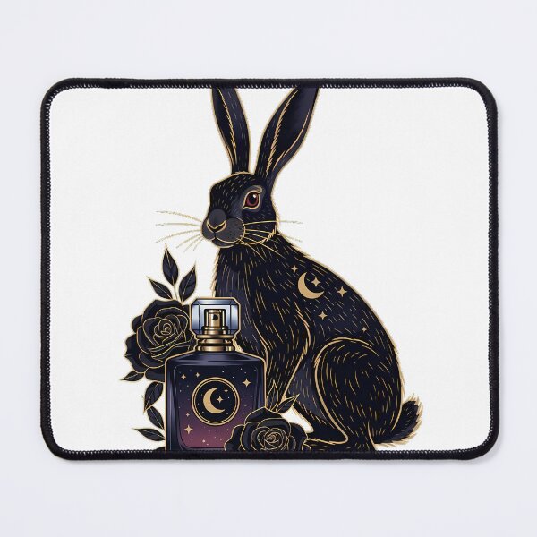 Item preview, Velvet Ribbon Hare Night Sky Perfume Bottle Gift designed and sold by IllumeInk.