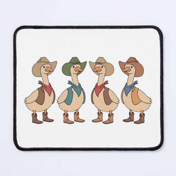 Item preview, The Honky Tonk Goose Quartet Art - Funny Cowboy Geese in Boots & Hats Design designed and sold by Picasfarmer.