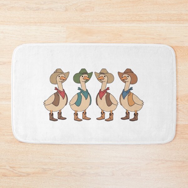 Item preview, The Honky Tonk Goose Quartet Art - Funny Cowboy Geese in Boots & Hats Design designed and sold by Picasfarmer.