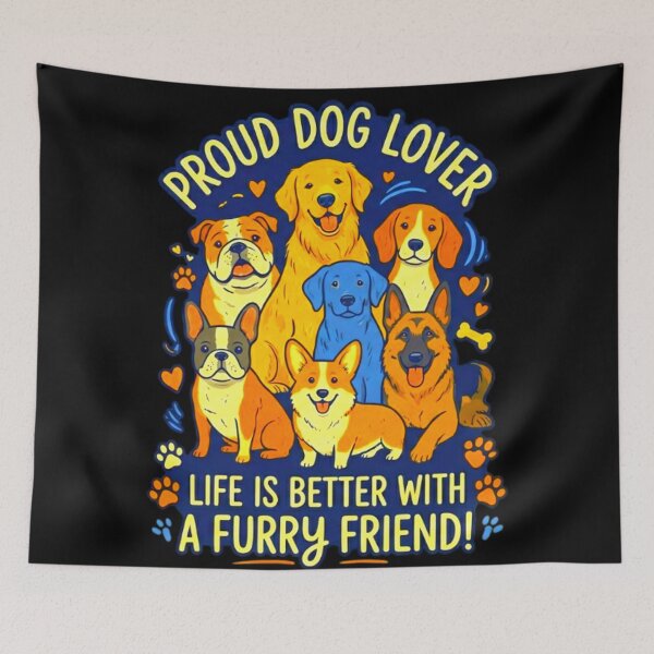 Item preview, A Furry Friend Cute Dogs Illustration designed and sold by ExploreAura Studio.