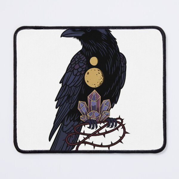 Item preview, Raven Thorn Vine Moon Phase Crystal Cluster Gift designed and sold by IllumeInk.