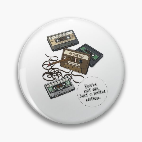 Item preview, Vintage Mix Cassette Tape 90s Retro | Just a Limited Edition Quote designed and sold by StudioNoRule.