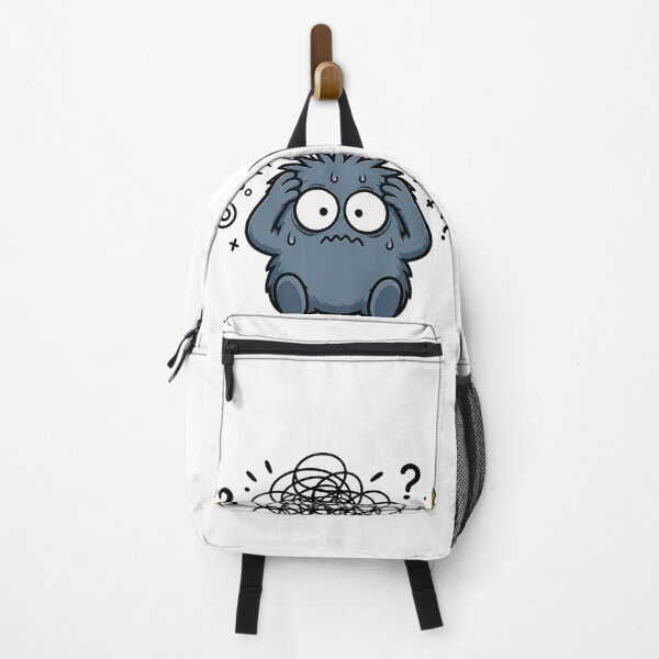 Item preview, Cute Overwhelmed Anxiety Monster designed and sold by ZetaDream.