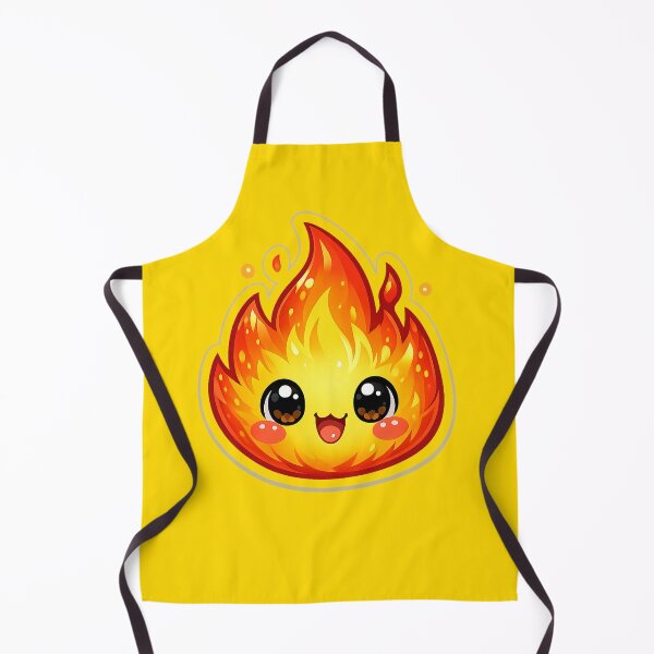 Item preview, Cute Kawaii Fire Flame Character Sticker designed and sold by ClickToSticker.