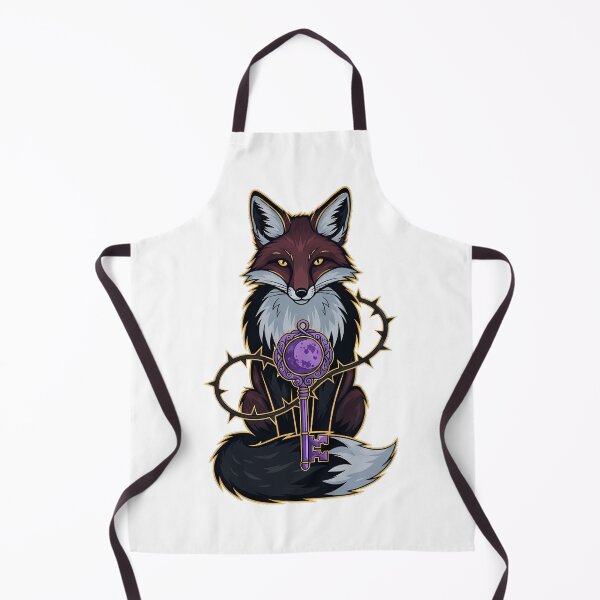 Item preview, Fox Thorn Vine Violet Moon Key Gift designed and sold by IllumeInk.