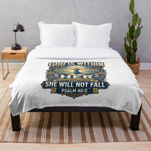 Item preview, God Is Within Her Tee | Psalm 46:5 Christian Shirt | Faith Over Fear Women’s Inspirational Graphic V1 designed and sold by PrincePhilip16.