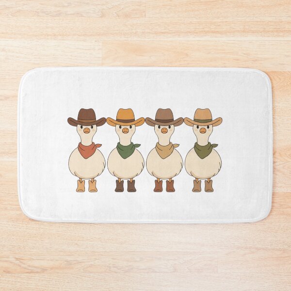 Item preview, Minimalist Western Geese Squad Art - Giddy Up Goose Cowboy Parody Design designed and sold by Picasfarmer.