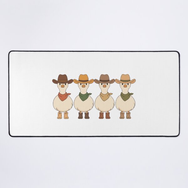 Item preview, Minimalist Western Geese Squad Art - Giddy Up Goose Cowboy Parody Design designed and sold by Picasfarmer.