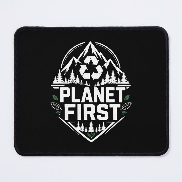 Item preview, Planet First Distressed Vintage Mountain and Tree Eco-Conscious Graphic designed and sold by 89BLACK.