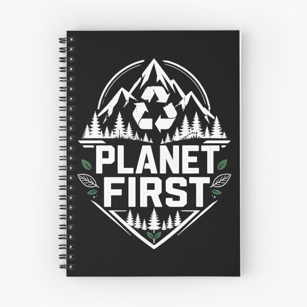 Item preview, Planet First Distressed Vintage Mountain and Tree Eco-Conscious Graphic designed and sold by 89BLACK.