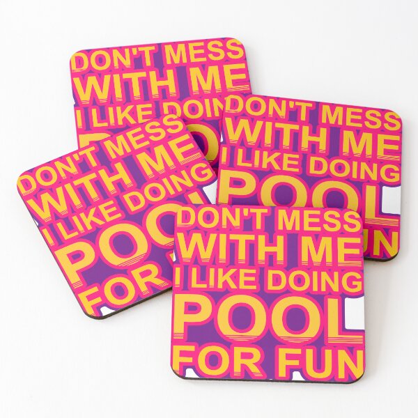 Item preview, Don'T Mess With I Like Doing Pool For Fun designed and sold by TheIconSmith.