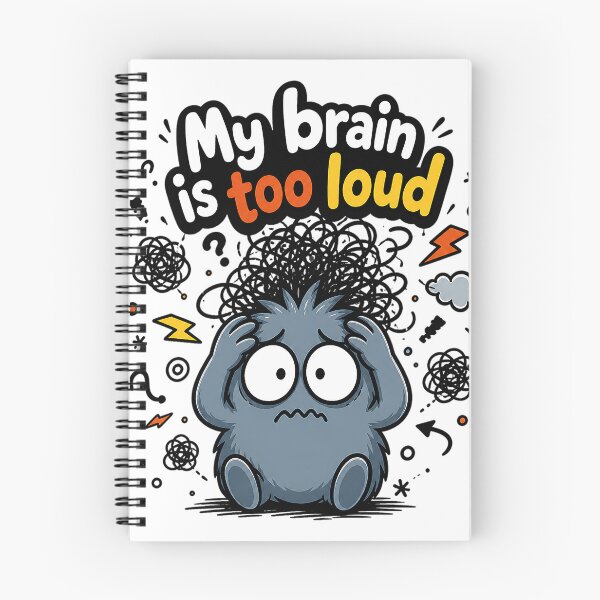 Item preview, My Brain Is Too Loud designed and sold by ZetaDream.
